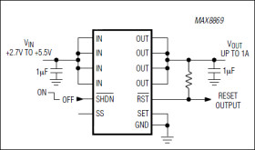 1A, Microcap, Low-Dropout, Linear Regulator