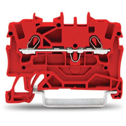 Kostka zaciskowa na szynie DIN WAGO poziomy: 1 22 → 14AWGWciskany zacisk Cage Clamp TOPJOB S