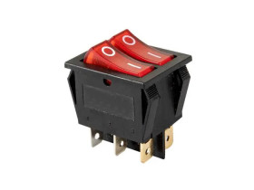 Przełącznik MK-321 KCD2-4-2101N 12V DC podświetlany ON-OFF