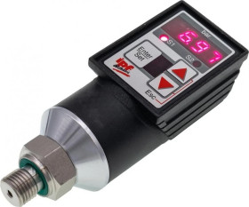 DW353126, czujnik ciśnienia, Ø38mm 122długość, 0-400bar, 12-32V DC, G1/4 cala A, 2x PNP NC/NO, 0-10V/4-20mA