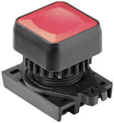 TRU COMPONENTS TC-10344016 S2PRS-P1R Przycisk kwadratowy czerwony 1 szt.