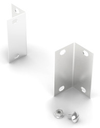 Akcesoria do koryt kablowych Stal nierdzewna 304 Łącznik kołnierzowy 75 x 75mm RS PRO