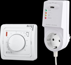 BT015 Room thermostat, 35 m range, wireless