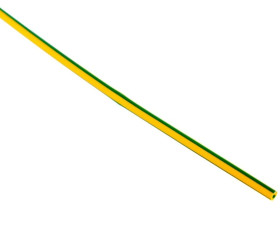 Rura termokurczliwa cienkościenna, odcinki 1m, CR 1,6/0,8 żółto-zielona, 427503 /100szt./