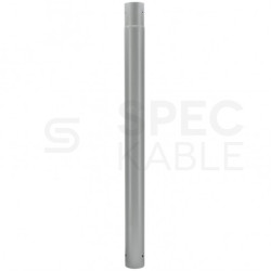 Przedłużka do słupa oświetleniowego maszt fi: 60mm 1m szara BEMKO