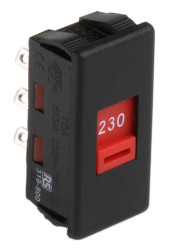 Przełącznik suwakowy, IP40, DPDT, Montaż panelowy, 16 A przy 250 V AC, Arcolectric (Bulgin) Ltd