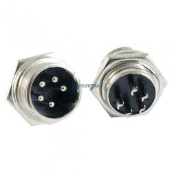 mikrofonowe 5pin gniazdo męskie na płytę