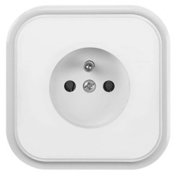 ECO Gniazdo pojedyncze z/u białe GPt-16C