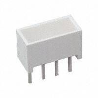 Podświetlacz led 1-segmentowy, żółty HLMP2400