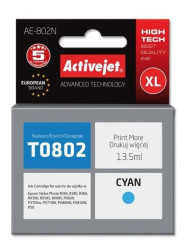 Tusz Activejet AE-802N (zamiennik Epson T0802 Supreme 13.5 ml niebieski)
