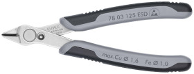Szczypce Knipex długość 125 mm gr. cięcia: 1.6mm Nie Stal narzędziowa