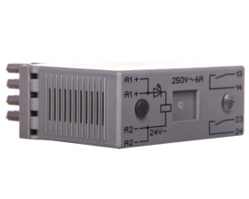 Moduł przekaźnikowy 20mm 24V DC 2z 286-328 /1szt./