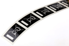 Etykieta samoprzylepna z nadrukiem 500 szt. Brady Klej