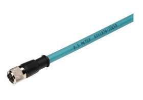 Złącze wielostykowe przemysłowe 2-pinowe M12 Montaż na kablu Wtyczka Siemens