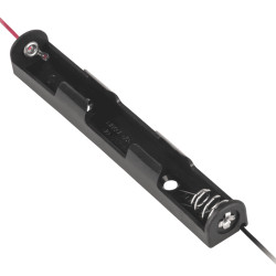 Koszyk na baterie 2 x AAA podłużny