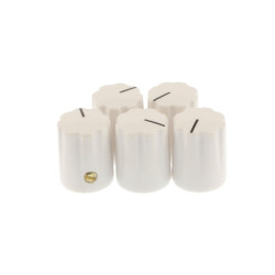 Pokrętło potencjometru 6mm (białe)