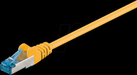 94135 Cat.6a S/FTP PiMF patch cable, CU, yellow, 15 m