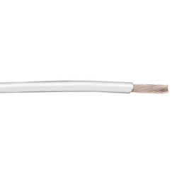 Przewód montażowy 0,33 mm² Biały Alpha Wire PTFE 22 AWG 600 V dł. 30m 19/0,16 mm +200°C Właściwości CA 65,