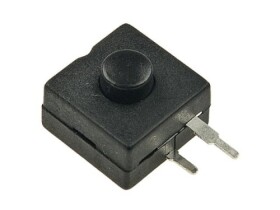 PBL101SD-12A; przełącznik przyciskowy OFF-ON bistabilny, do latarek; PB12A