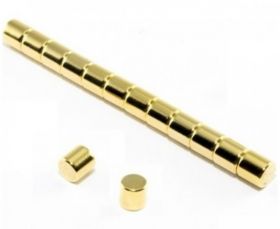 MAGNES NEODYMOWY OKR.5*5MM ZLOTY