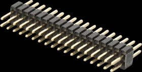10120638 Pin header 1,27mm 2x18 straight