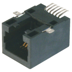 Assmann WSW A-20041-LP/SMT-A, 6 Pin RJ12 Socket