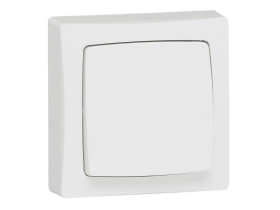 OTEO Wyłącznik zwierny przycisk biały komplet 6A-250V 086006 LEGRAND