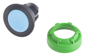 Przycisk, Ø 37mm, IP66, IP67, IP69K, kolor: Niebieski, Schneider Electric, Harmony