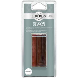 Liberon 126926 Retouch Crayons Mahogany (3 Pack)