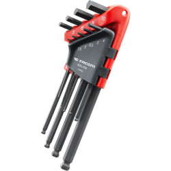 Facom 83SH.JP9BPB L Shape Long Arm Hex Key Set 1.5 - 10mm 9pc