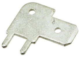 Konektor płaski Męski 6.3 x 0.8mm długość 16mm Izolacja: Nieizolowane Cyna na miedzi