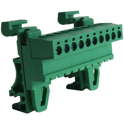 Camblock Plus CTBPD96HG/10 5mm DIN Rail Mount Horizontal Male T/Block 10p