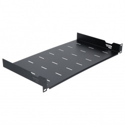 Półka stała do szafy RACK 19" 1U 250mm czarna