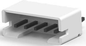 Pin header, 5 pole, pitch 2 mm, straight, natural, 440054-5