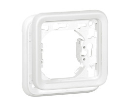 PLEXO55 Uchwyt antybakteryjny pojedynczy biały 070792 LEGRAND