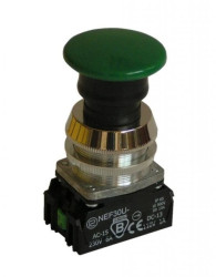Przycisk sterowniczy 30mm zielony 1Z 1R z samopowrotem W0-NEF30-UD XY Z