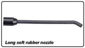 Podciśnienie, typ: Długa okrągła dysza z miękkiej gumy