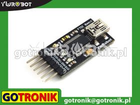 Konwerter USB - RS232 TTL układ FTDI FT232RL wersja mini