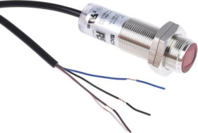 Czujniki fotoelektryczne Tłumienie tła PNP cylindryczny zakres 1→ 140 mm IP67