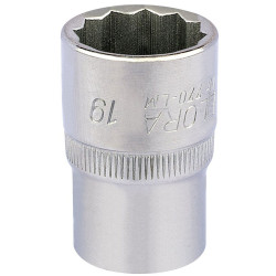 Elora 24640 19mm 1/2&quot; Square Drive Bi-hexagon Socket