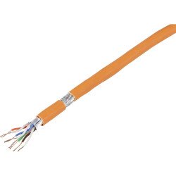 TruComponents 524769 Network cable CAT 7 S/FTP 4x2x0.24mm&#xB2; Or 50m