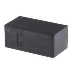Przekaźnik mocy 12V dc SPDT Omron 400mW, montaż PCB 360Ω Otwór przezierny
