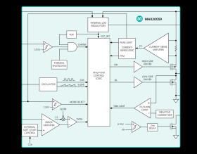 72V, 1A, Automotive Synchronous Step-Down DC-DC Converter