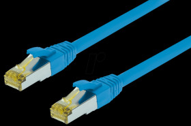1862-0,5M-UF Cat.6a ultra-flex patch cable - 0.5 m - blue