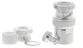 Złącze BNC, 75Ω, 0 → 2GHz, męskie, proste, lutowane, montaż na kablu