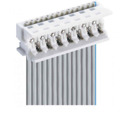 Złącze IDC 6-pinowe 2-rzędowe raster: 1.27mm Montaż na kablu Lumberg