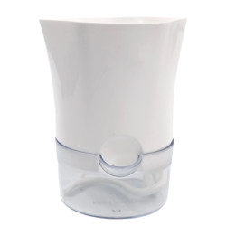 Samonawadniająca Doniczka HEKS - 9cm - Biała Osłonka Na Kwiaty