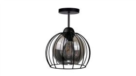 Lampa Sufitowa Nowoczesna Loftowa 1Xe27 Solo Black