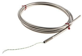 Termopara typ K do +1100C 2m kabel 100mm, Stal nierdzewna 316 IEC