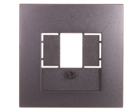 B.1/B.3/B.7 Element centralny do gniazda TAE i głośnikowego antracyt mat 10331606